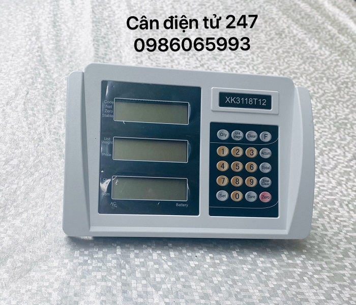 Cân bàn 50kg sử dụng đầu cân XK3118T12